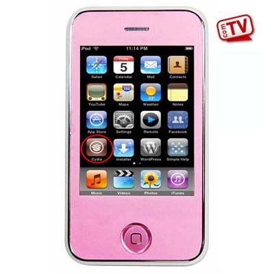 Celular Mini Hiphone Rosa, 2 Chips,tv, Mp15